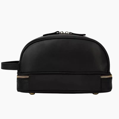 Trousse de toilette cuir homme luxe noir - À vos trousses