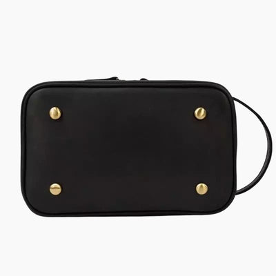 Trousse de toilette cuir homme luxe noir - À vos trousses