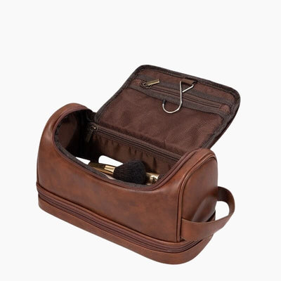 Trousse de toilette homme cuir à suspendre - À vos trousses