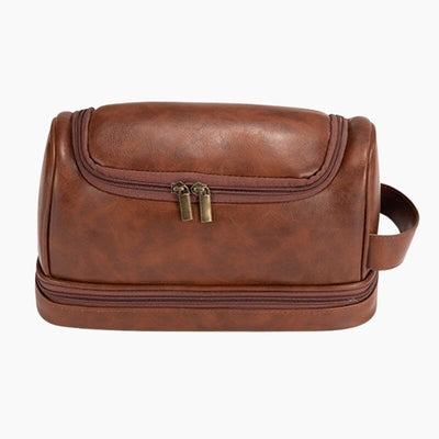 Trousse de toilette homme cuir à suspendre - À vos trousses