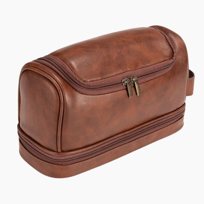 Trousse de toilette homme cuir à suspendre - À vos trousses