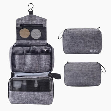 Trousse de toilette pliable à suspendre