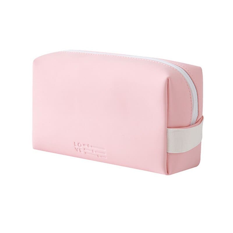 Trousse de toilette colorée rose clair - À vos trousses