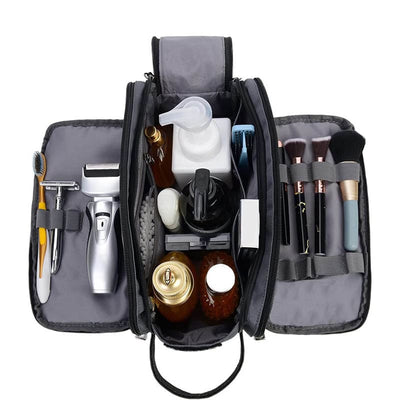 Trousse de toilette multipoches gris - À vos trousses